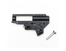Гирбокс (BullGear) алюмин. CNC Ver.2 8mm (с быстросъемн. пружиной) Черный Анодированный
