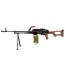 Страйкбольный пулемет (BullGear Custom) A&K PKM в дереве (старение 150 м/с)