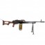 Страйкбольный пулемет (BullGear Custom) A&K PKM в дереве (старение 150 м/с)