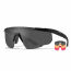 Очки (WILEY X) SABER ADVANCED 3 линзы Grey/Clear/Vermillion (Black) 309