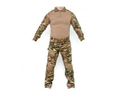 Костюм (WoSport) Combat Uniform с наколенниками и налокотниками Multicam (M)