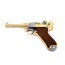 Страйкбольный пистолет (WE) LUGER P08 SHORT GOLD металл 