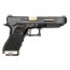 Страйкбольный пистолет (WE) GLOCK 34 Custom Black/Black/Gold (GGB-0390TM-BG)