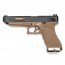 Страйкбольный пистолет (WE) GLOCK 35C Custom TAN/Black/Gold (GGB-0391TT-BG)