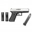 Страйкбольный пистолет (WE) GLOCK 17 Gen.4 Silver (GGB-0354TMB-S)