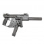 Страйкбольный пистолет-пулемет Kriss Vector AEG металл BLACK