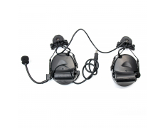Активные наушники (Z-TAC) COMTAC II (BK) Z153 + EX Helmet Rail Adapter Set (Wendy version)