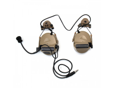 Активные наушники (Z-TAC) COMTAC II (DE) Z153 + EX Helmet Rail Adapter Set (Wendy version)