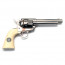Страйкбольный пистолет (Umarex) SAA 45 CO2 6mm Revolver Cowboy Police Version - Nickel Pearl