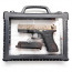 Страйкбольный пистолет (WE) GLOCK 18 Gen.3 Бронза с гравировкой w/ LED Box