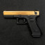 Страйкбольный пистолет (WE) GLOCK 18 Gen.3 Titanium Golden Version