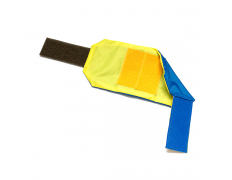 Повязка сторон на руку (желтый/синий) с велкро-панелью 