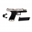 Страйкбольный пистолет (WE) GLOCK 17 Custom Black/Silver/Silver 