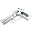 Кит для пистолета (Guarder) для Marui M92F/M9 Chrome (M92F-04SV)
