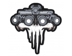 Патч Череп в пвн Darkness ПВХ светящийся