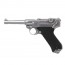 Страйкбольный пистолет (WE) LUGER P08 SHORT SILVER металл 