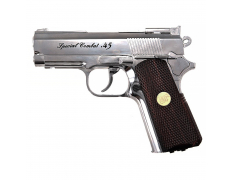 Страйкбольный пистолет (Win Gun) Compact .45 CO2 Silver металл (WG-301SV)